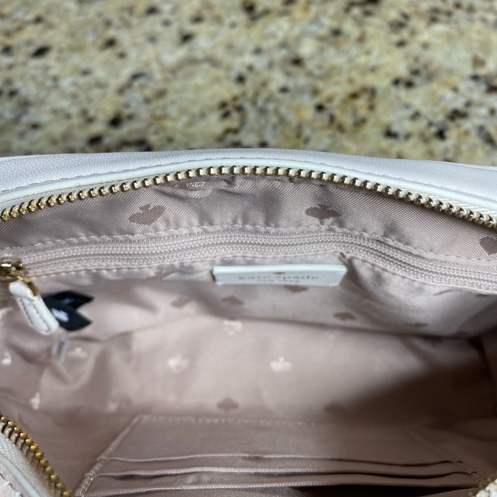 kate spade Ivory Carey Smooth Quilted Leather Crossbody Bag NWOT ($359 retail) - Picture 7 of 7
